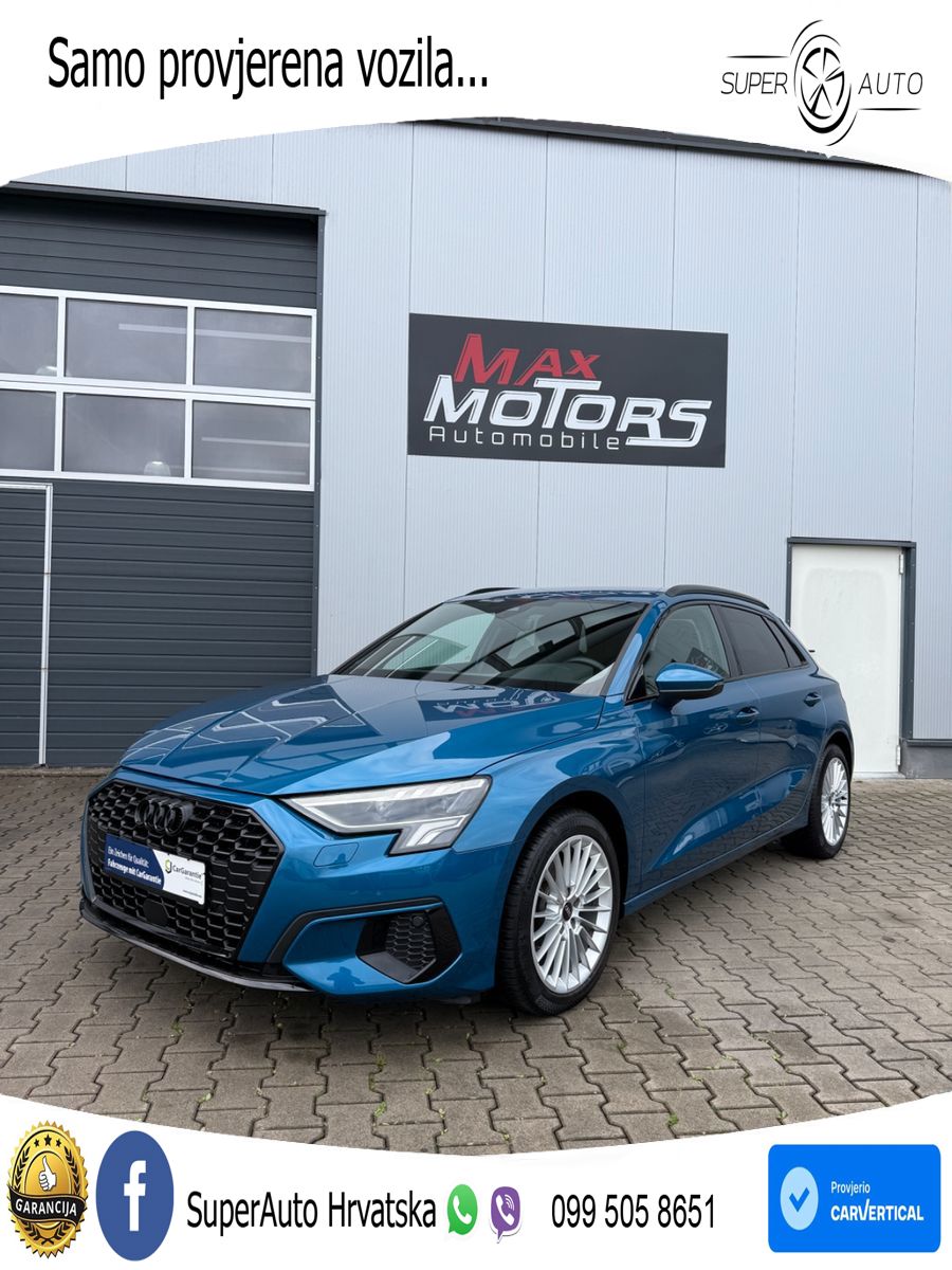 Audi A3 35 TDI (150 KS) S tronic advanced LED+GR SJED+ACC