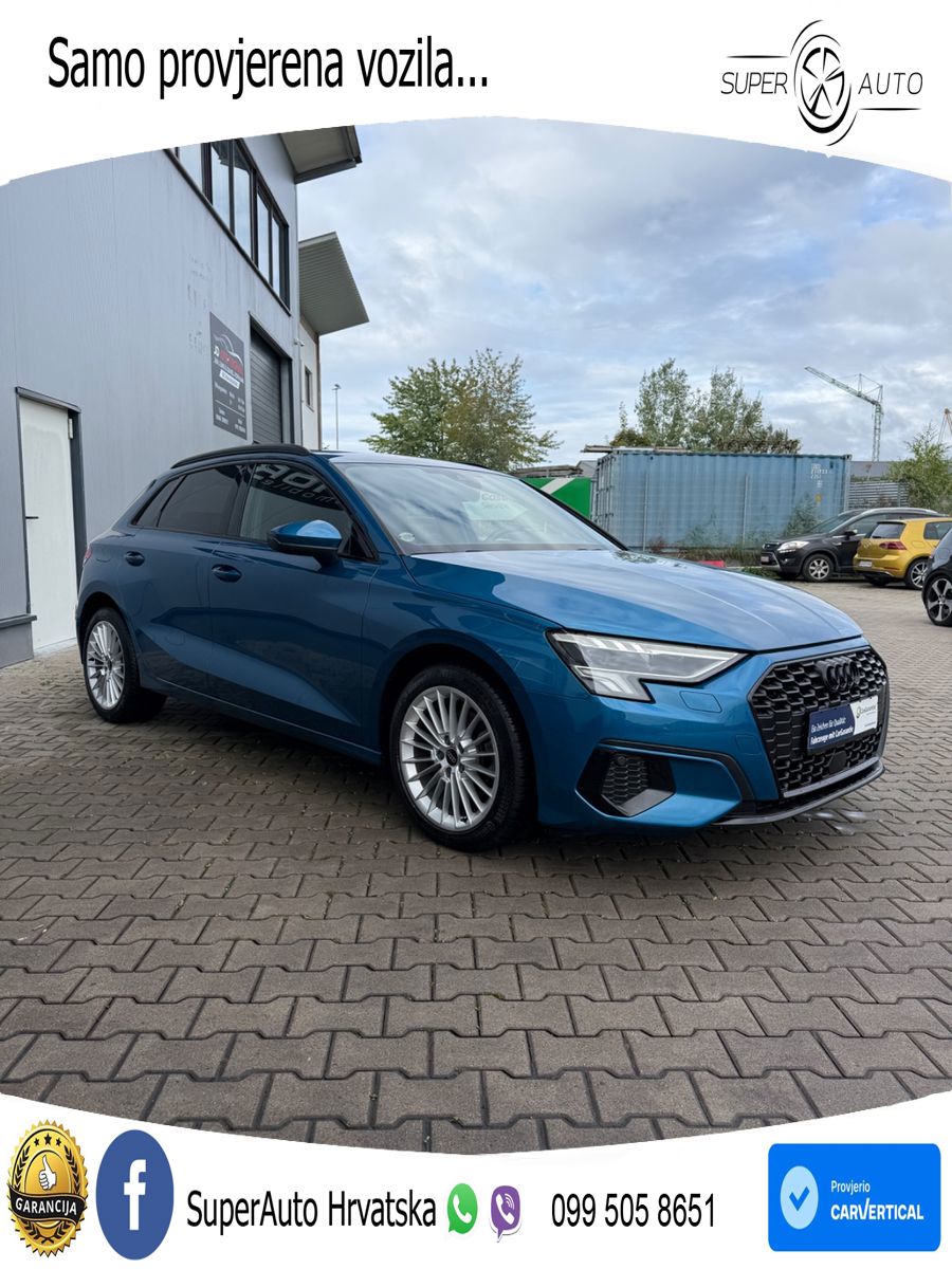 Audi A3 35 TDI (150 KS) S tronic advanced LED+GR SJED+ACC
