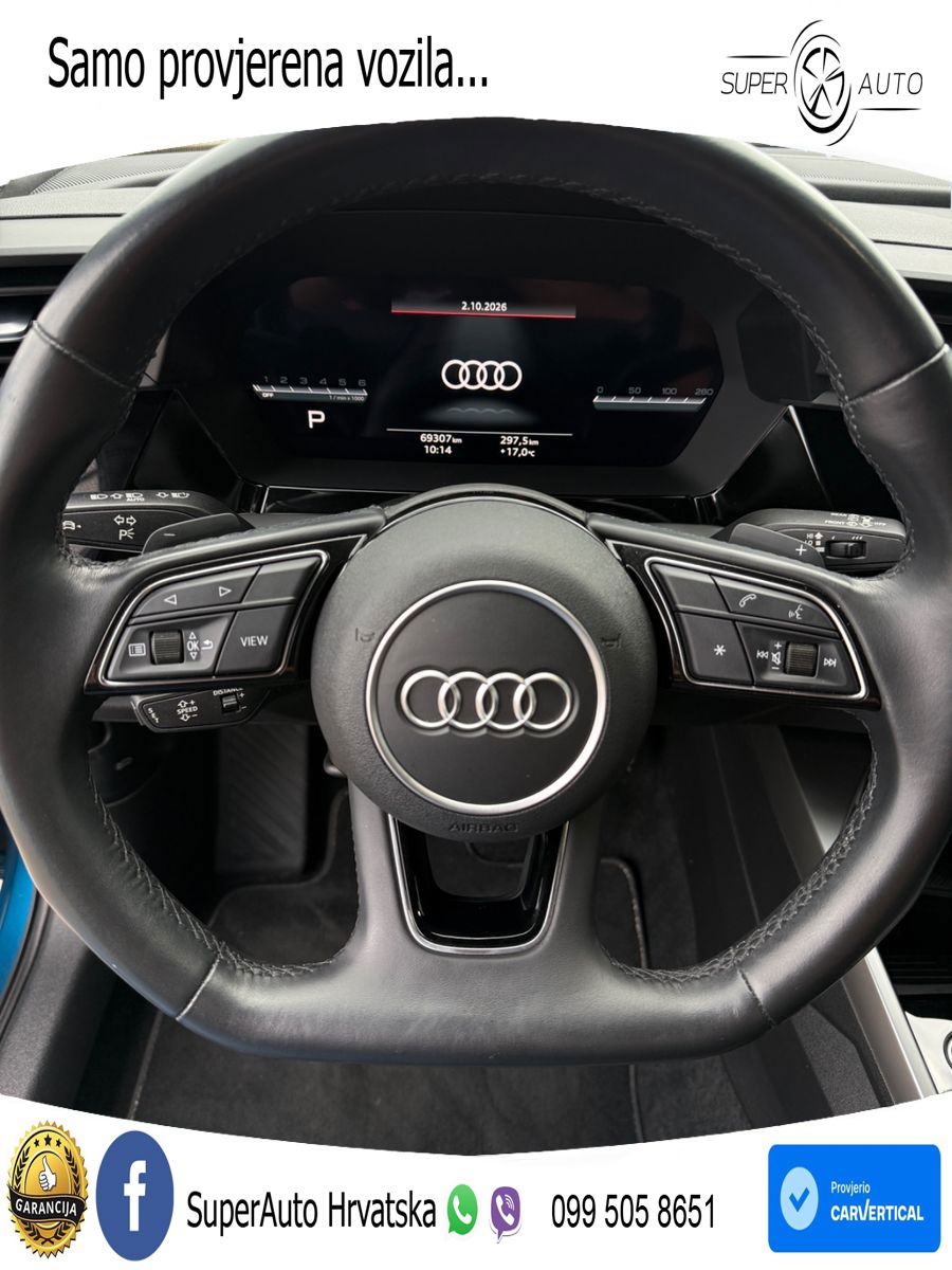 Audi A3 35 TDI (150 KS) S tronic advanced LED+GR SJED+ACC