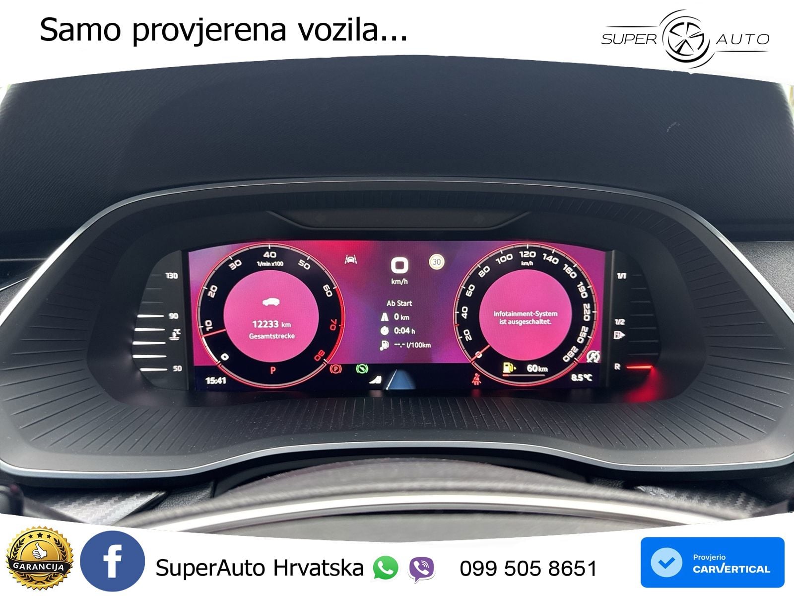 Škoda Octavia Combi RS 2.0 TSI (265 KS) DSG LED+GR SJED+ACC