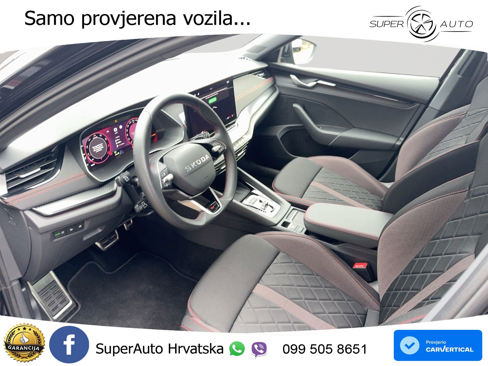 Škoda Octavia Combi RS 2.0 TSI (265 KS) DSG LED+GR SJED+ACC