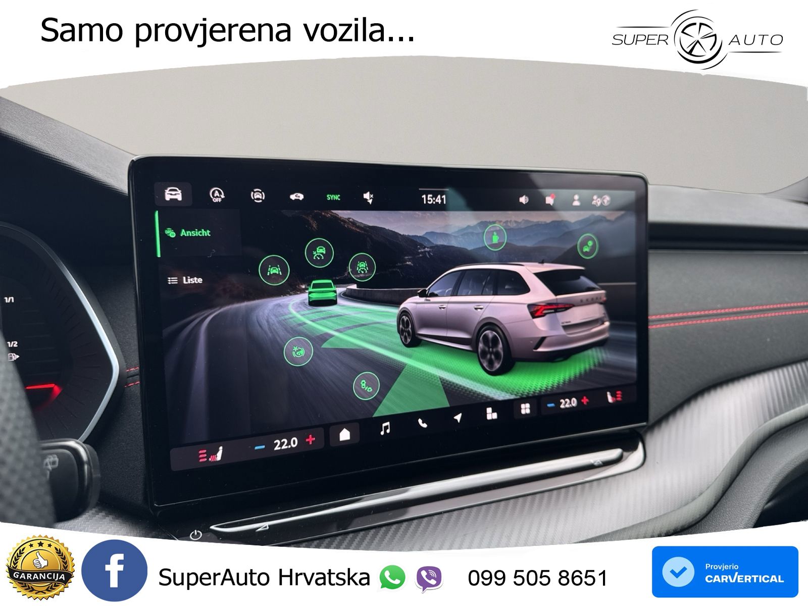 Škoda Octavia Combi RS 2.0 TSI (265 KS) DSG LED+GR SJED+ACC