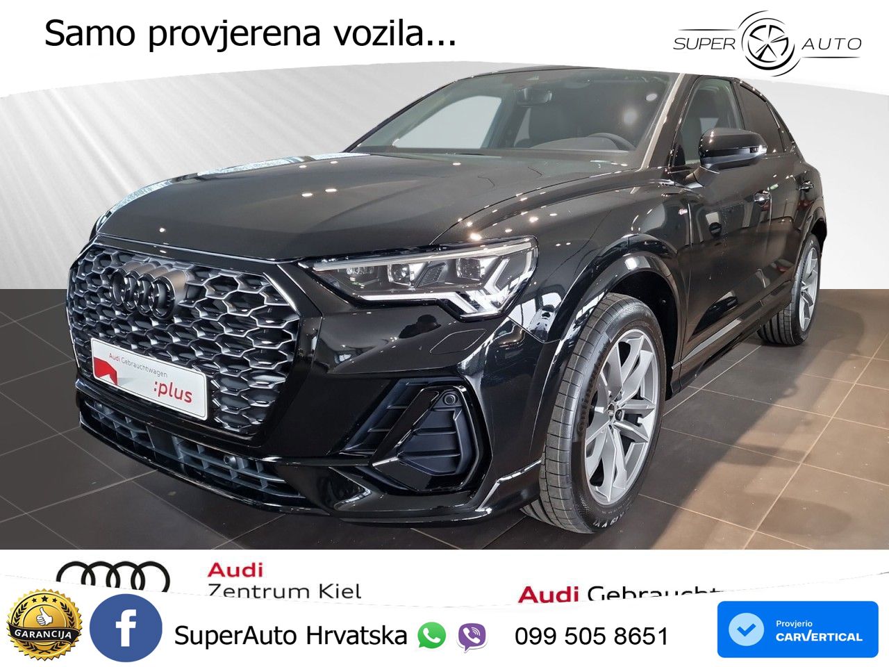Audi Q3 II Sportback 35 TFSI (150 KS) S tronic S line MATRIX+GR SJED+KAM