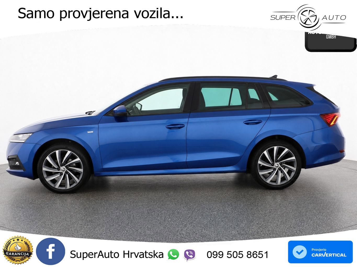 Škoda Octavia Combi 2.0 TDI (150 KS) DSG LED+GR SJED+ACC