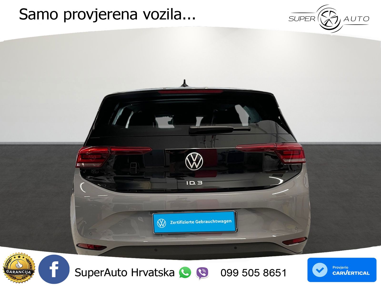 Volkswagen ID.3 Pro 62 kWh (204 KS) LED+GR SJED+ACC
