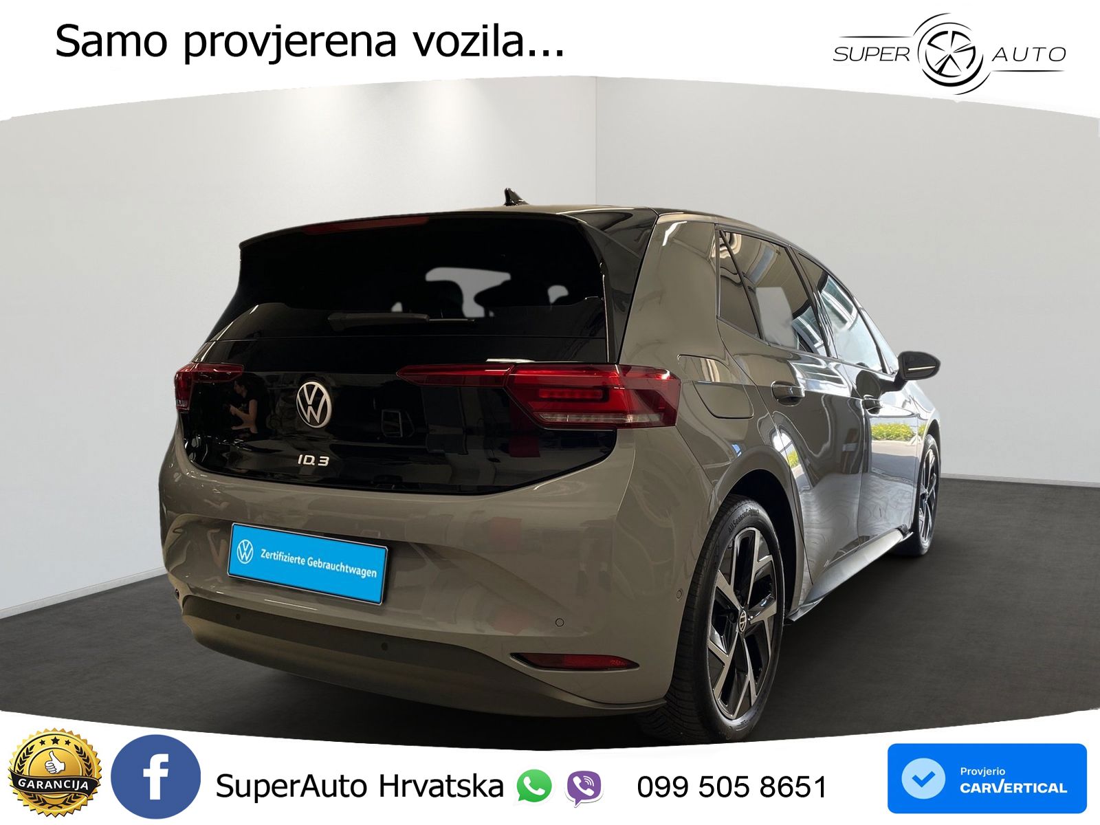 Volkswagen ID.3 Pro 62 kWh (204 KS) LED+GR SJED+ACC