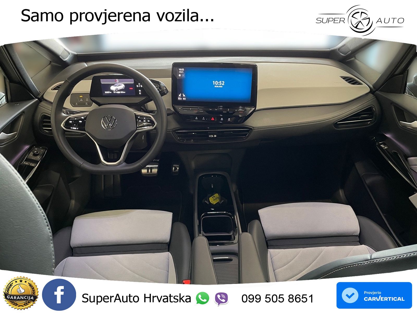Volkswagen ID.3 Pro 62 kWh (204 KS) LED+GR SJED+ACC