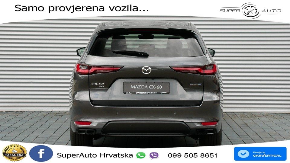 Mazda CX-60 2.5 e-Skyactiv (328 KS) AWD Automatic MATRIX+GR SJED+KAM