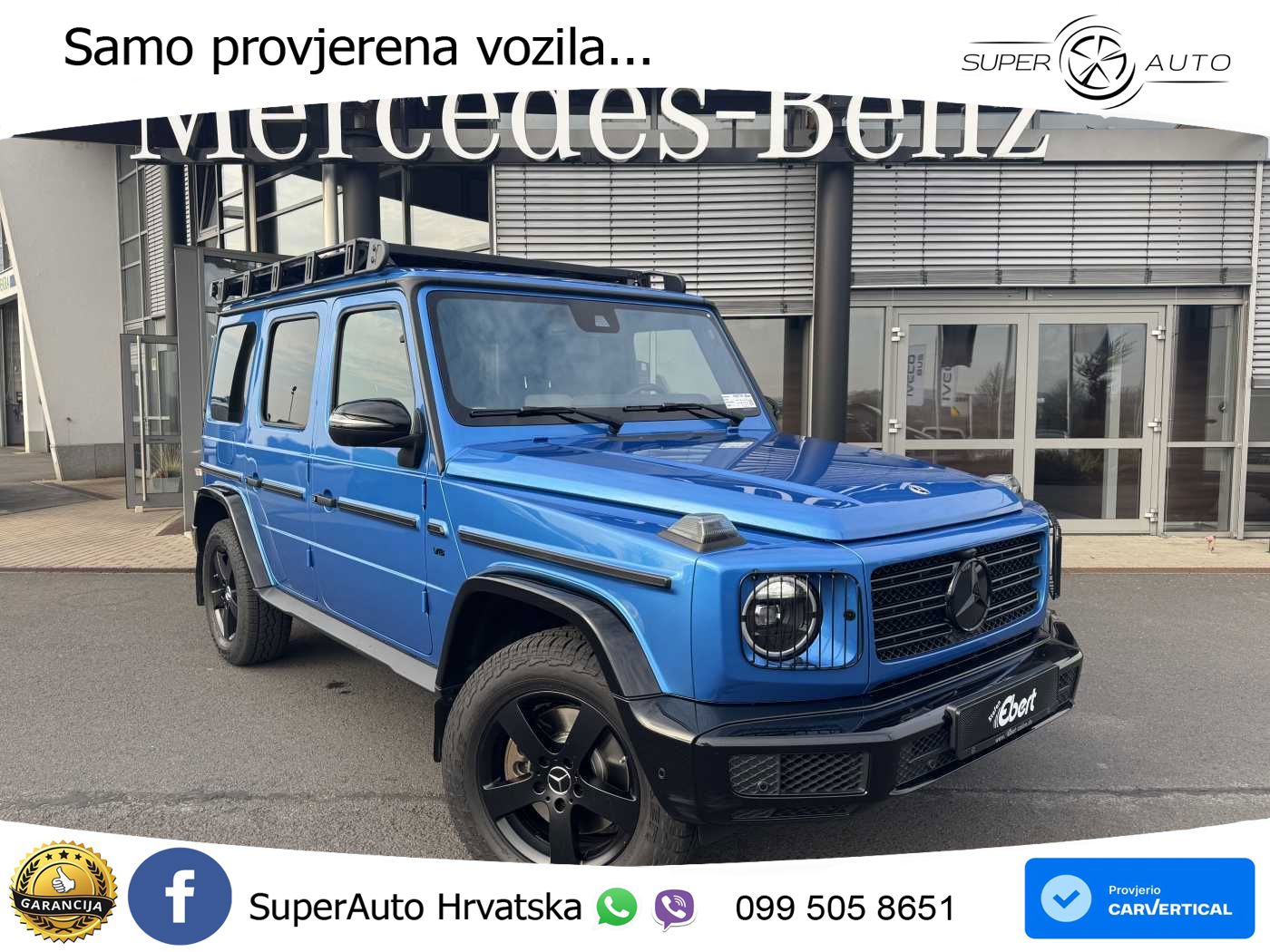 Mercedes G 500 Long V8 (422 KS) 4MATIC 9G-TRONIC Professional LED+GR SJED+ACC