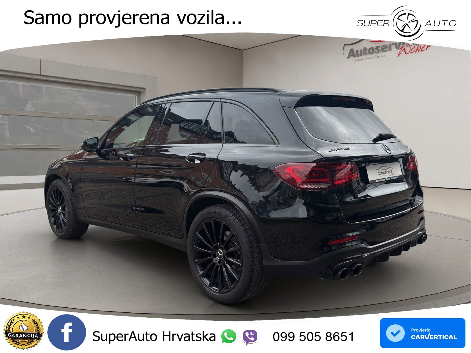Mercedes AMG GLC 43 V6 (390 KS) 4MATIC TCT ZRAČNI+ACC+GR SJED+360+PANO