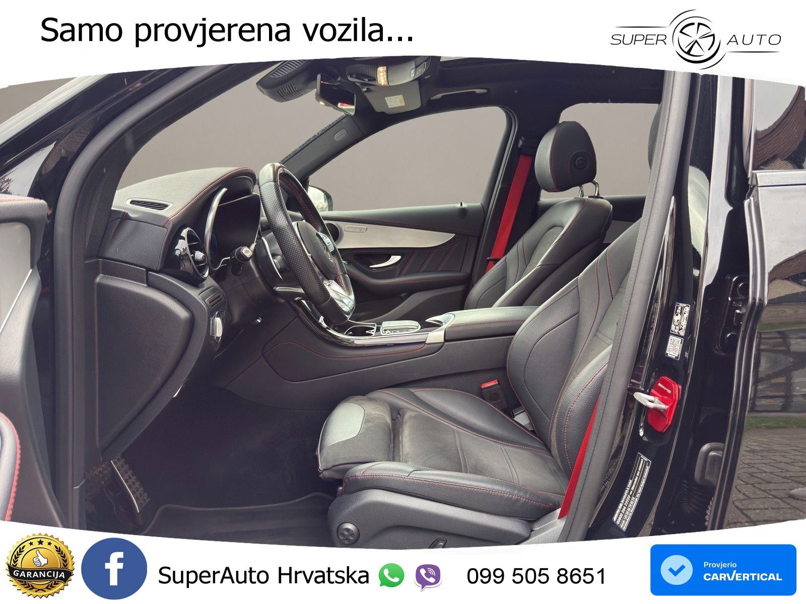 Mercedes AMG GLC 43 V6 (390 KS) 4MATIC TCT ZRAČNI+ACC+GR SJED+360+PANO