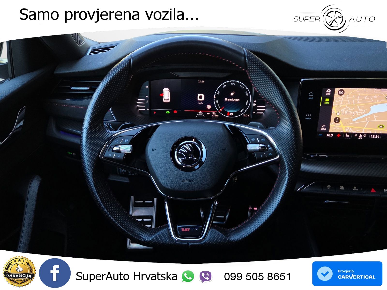 Škoda Octavia Combi RS 2.0 TDI (200 KS) DSG MATRIX+GR SJED+KAM