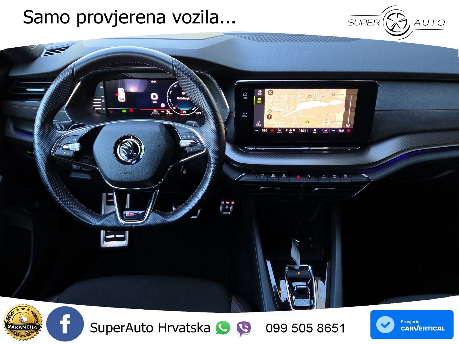 Škoda Octavia Combi RS 2.0 TDI (200 KS) DSG MATRIX+GR SJED+KAM