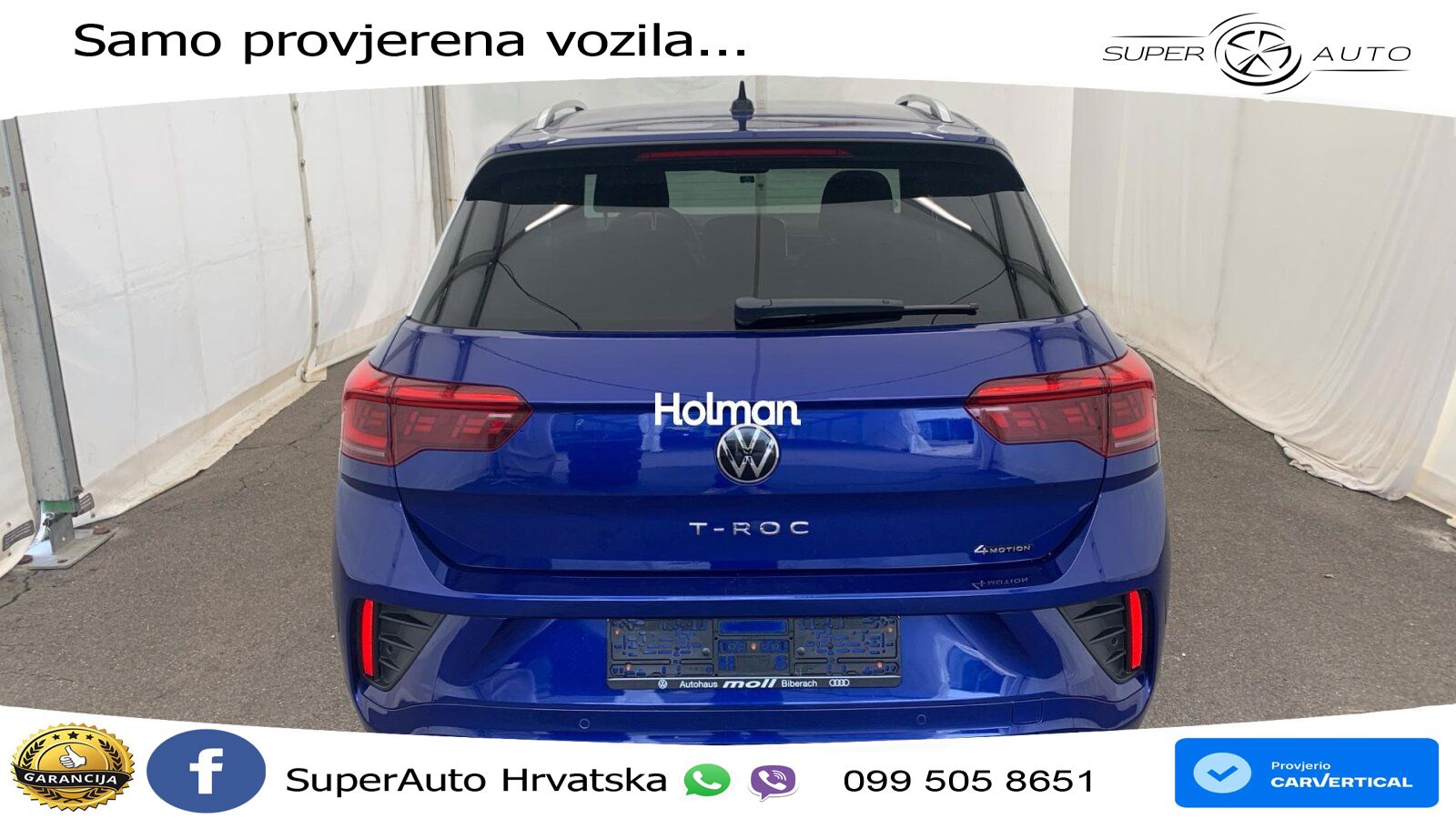 Volkswagen T-Roc 2.0 TSI (190 KS) 4M DSG R-Line MATRIX+GR SJED+KAM