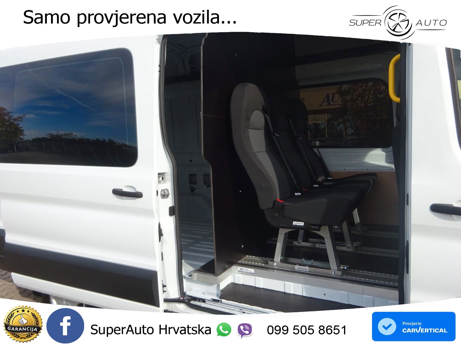 Ford Transit 350L4H3 DoKa SYNC4 WiPa ACC Kam TWA 131 KS