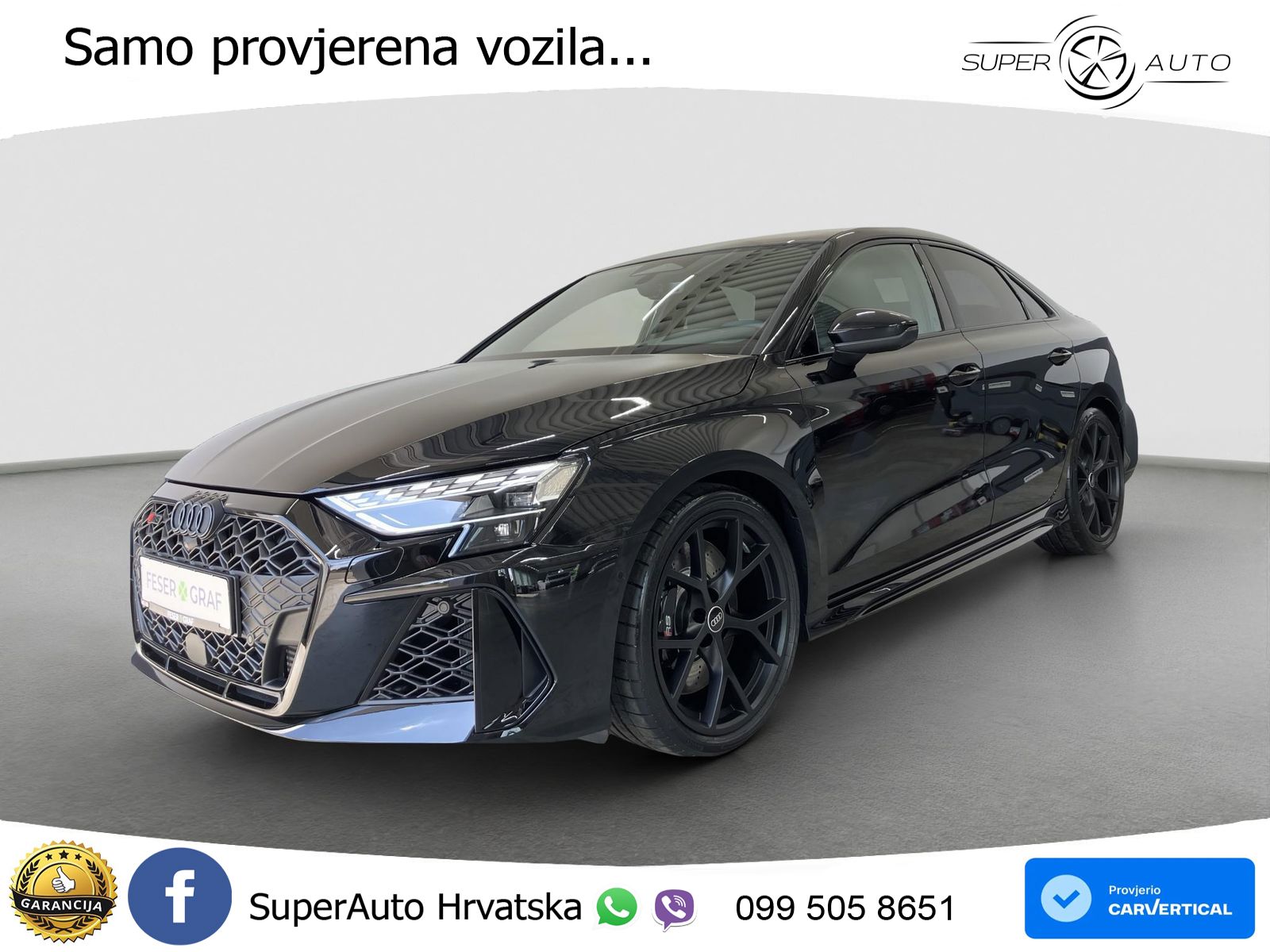 Audi RS3 Sedan 2.5 TFSI (400 KS) quattro S tronic LED+ACC
