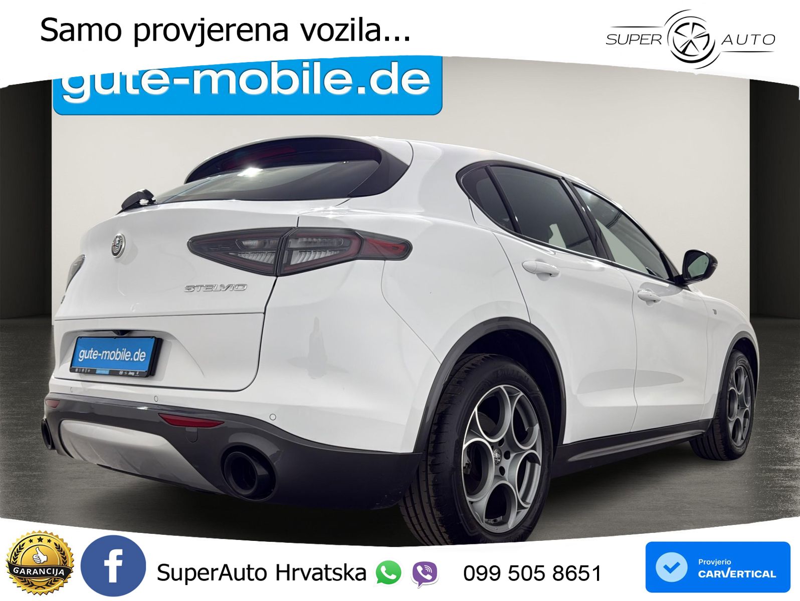Alfa Romeo Stelvio 2.2 MultiJet II (210 KS) Q4 Automatic LED+GR SJED+ACC