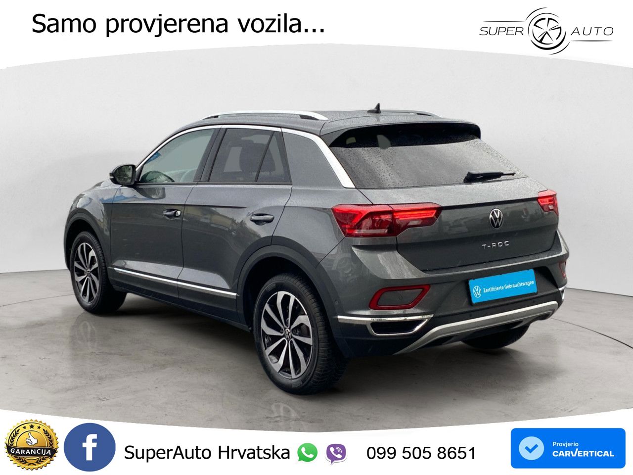 Volkswagen T-Roc 1.5 TSI (150 KS) DSG LED+GR SJED+ACC