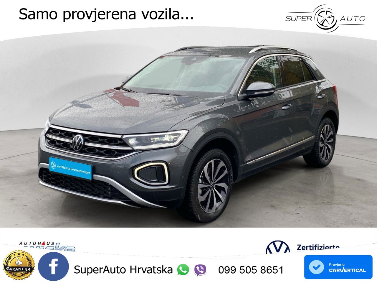 Volkswagen T-Roc 1.5 TSI (150 KS) DSG LED+GR SJED+ACC