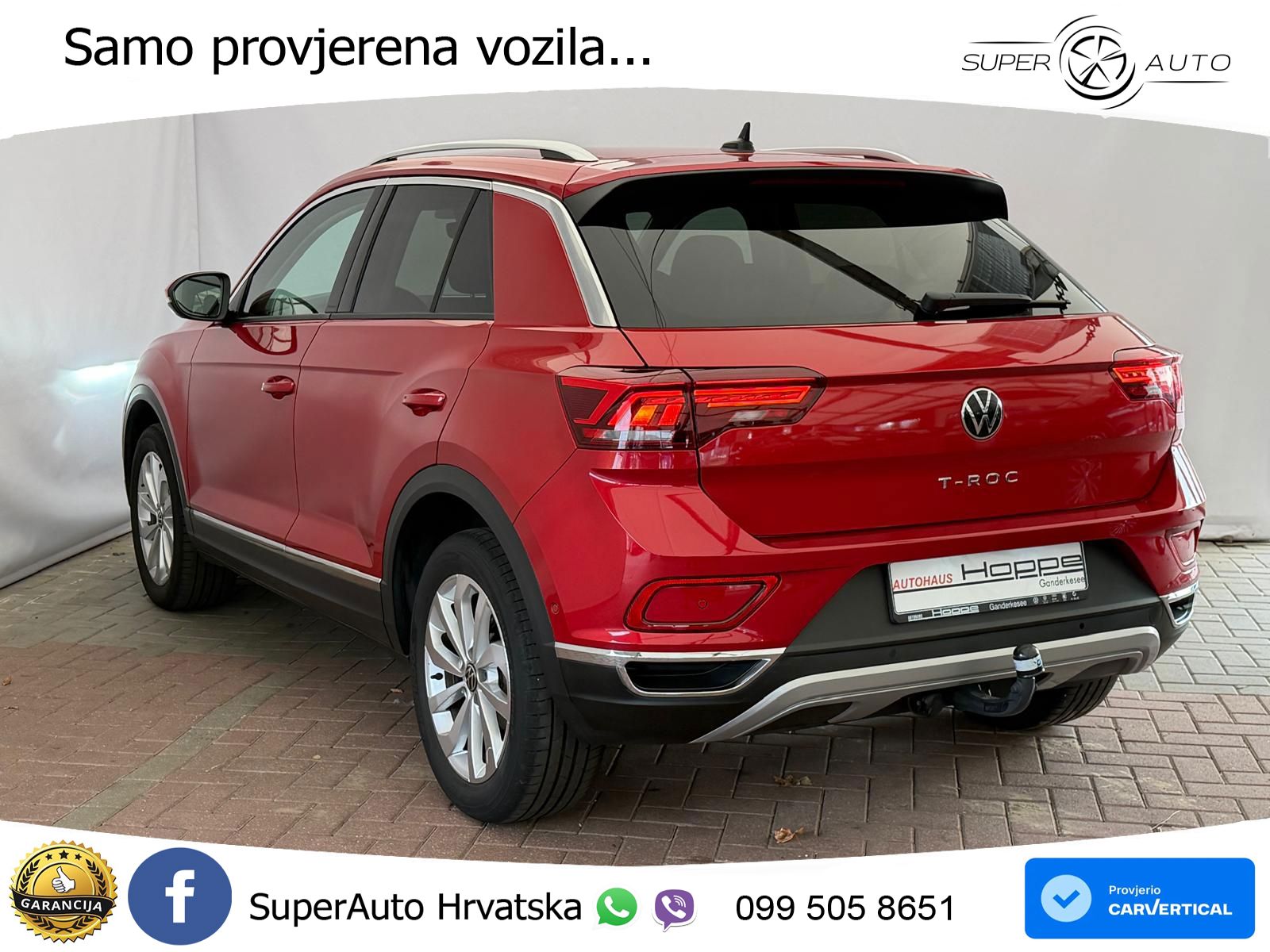 Volkswagen T-Roc 1.5 TSI (150 KS) DSG LED+GR SJED+ACC
