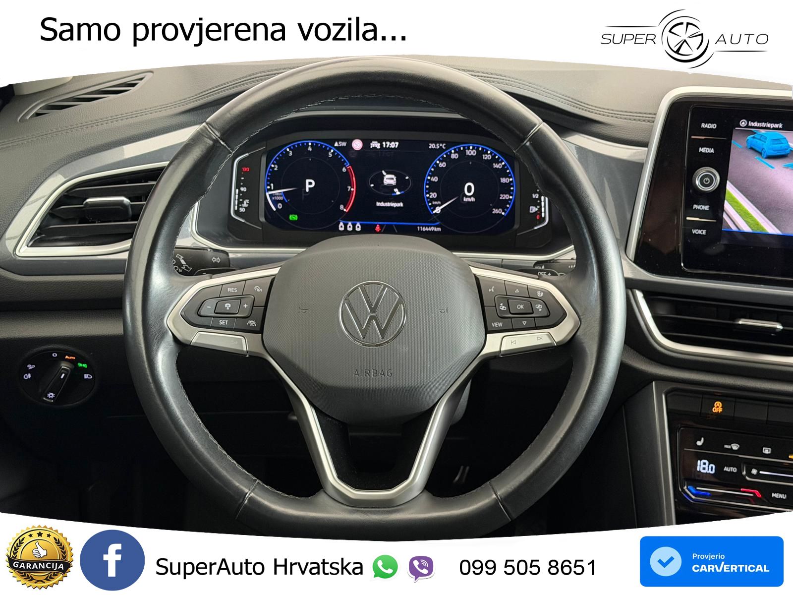 Volkswagen T-Roc 1.5 TSI (150 KS) DSG LED+GR SJED+ACC