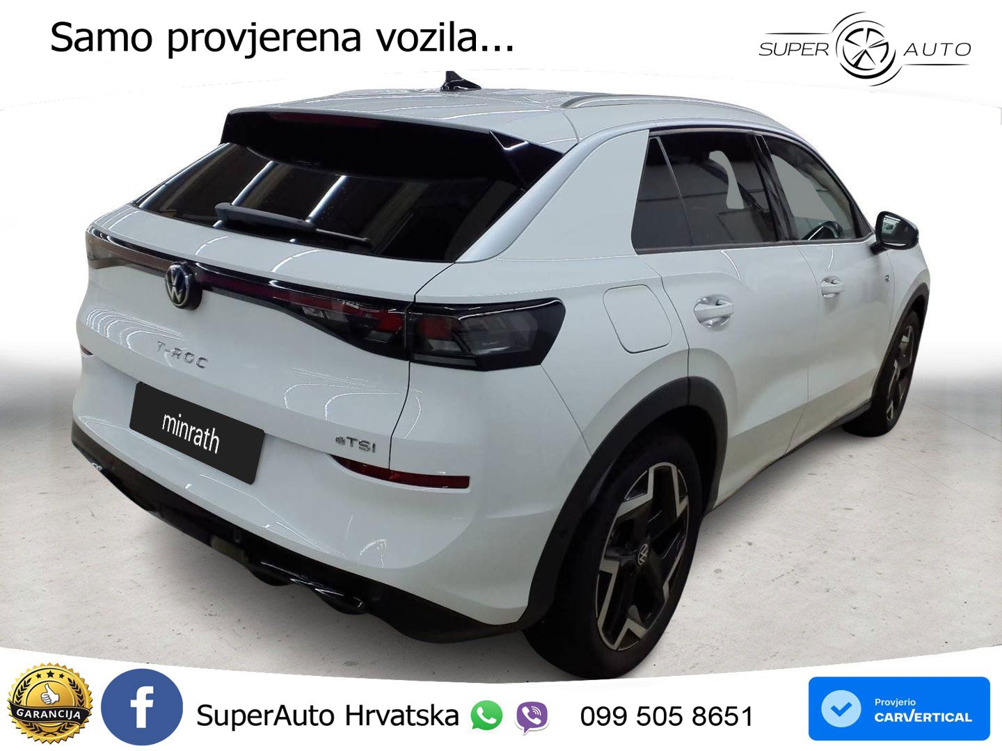 Volkswagen T-Roc 1.5 eTSI (150 KS)  DSG R-Line LED+GR SJED+ACC