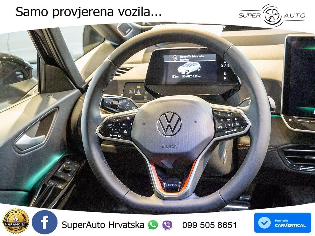 Volkswagen ID.3 GTX Performance 84 kWh (326 KS) LED+GR SJED+ACC