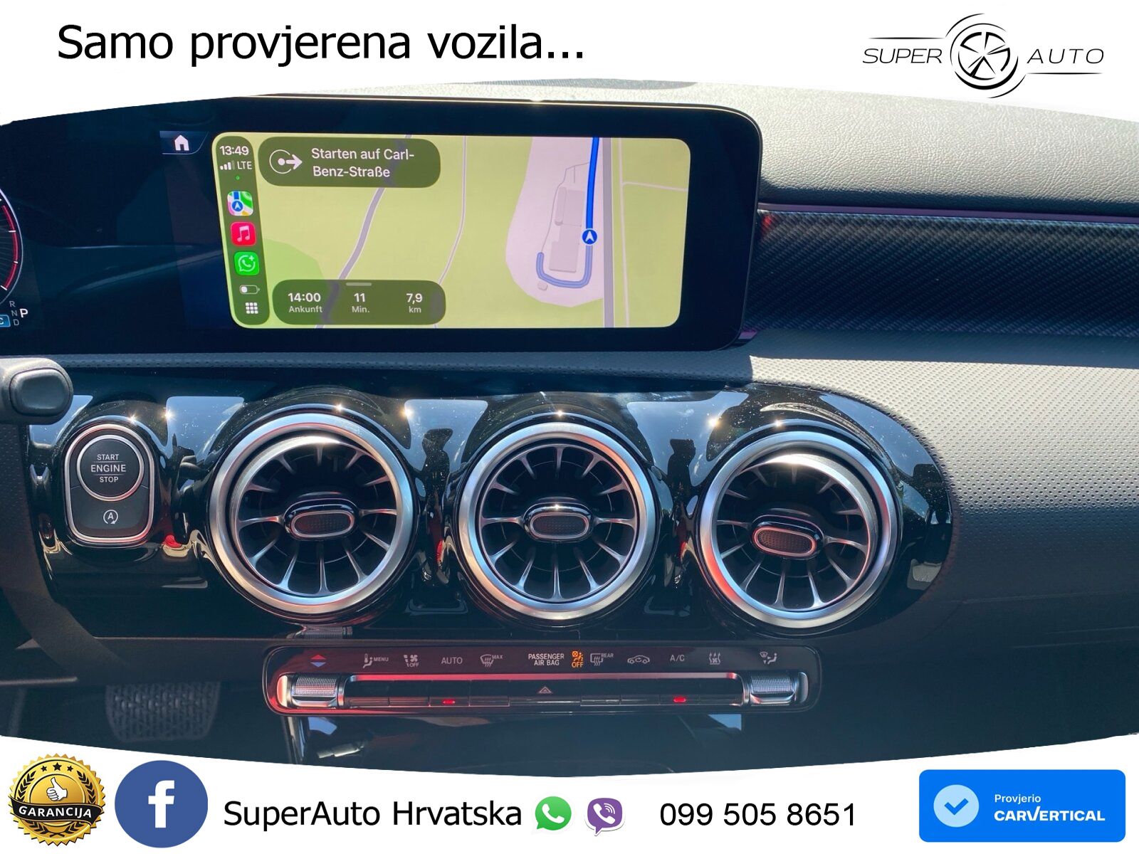 Mercedes-Benz A 180d 8G-DCT LED+GR SJED+ACC