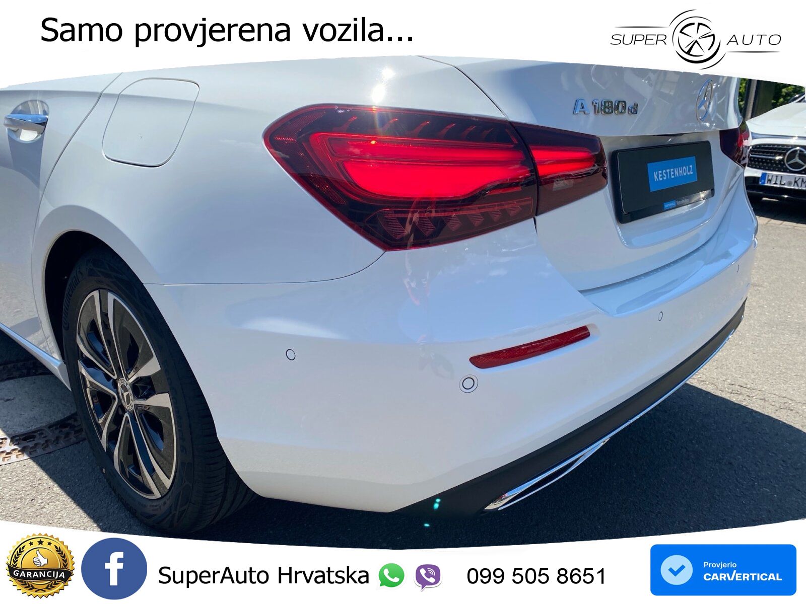 Mercedes-Benz A 180d 8G-DCT LED+GR SJED+ACC