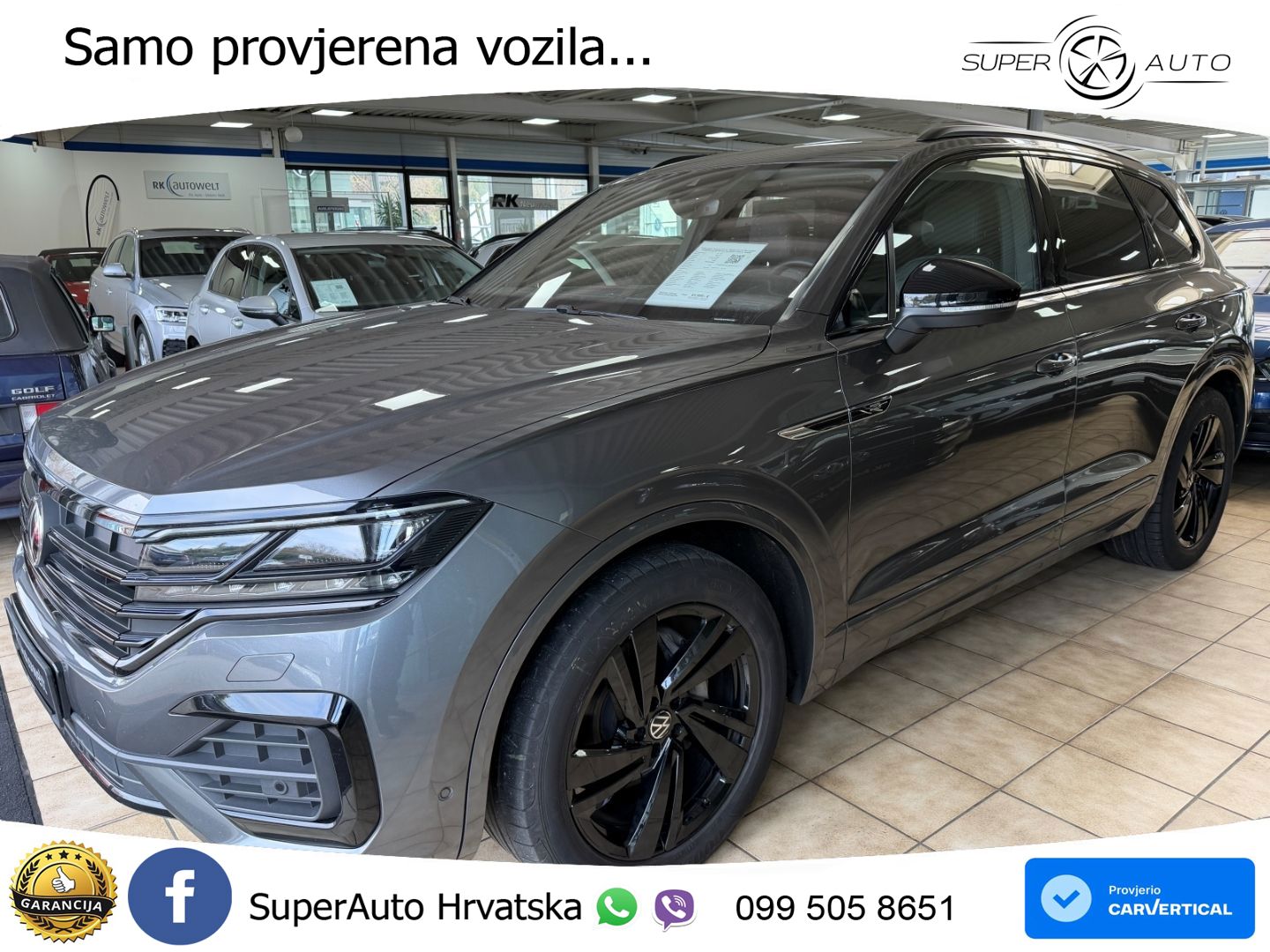 Volkswagen Touareg 3.0 V6 TDI (286 KS) 4MOTION Tiptronic R-Line LED+GR SJED+ACC