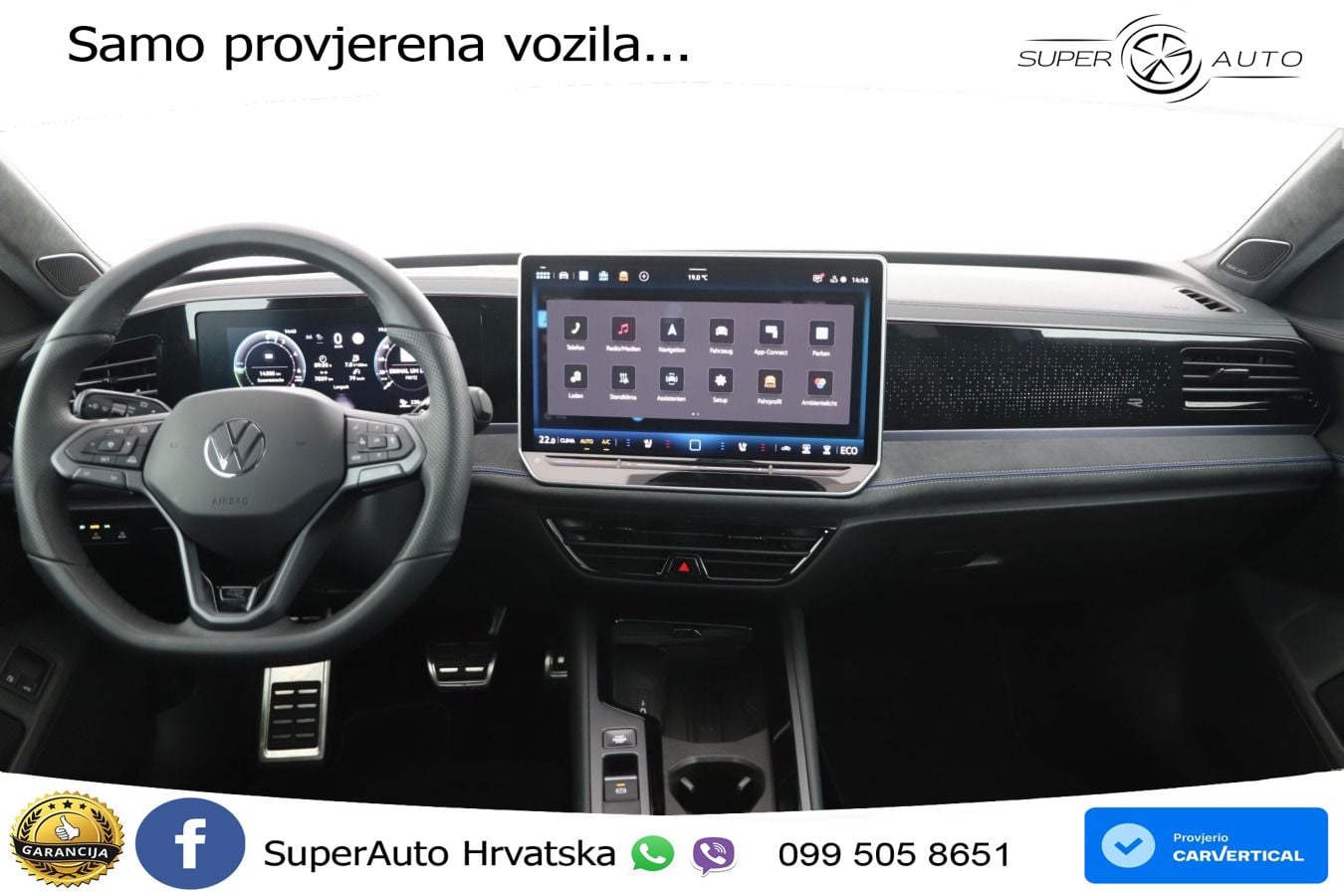 Volkswagen Passat Variant 1.5 TSI (272 KS) eHybrid DSG R-Line LED+GR SJED+ACC