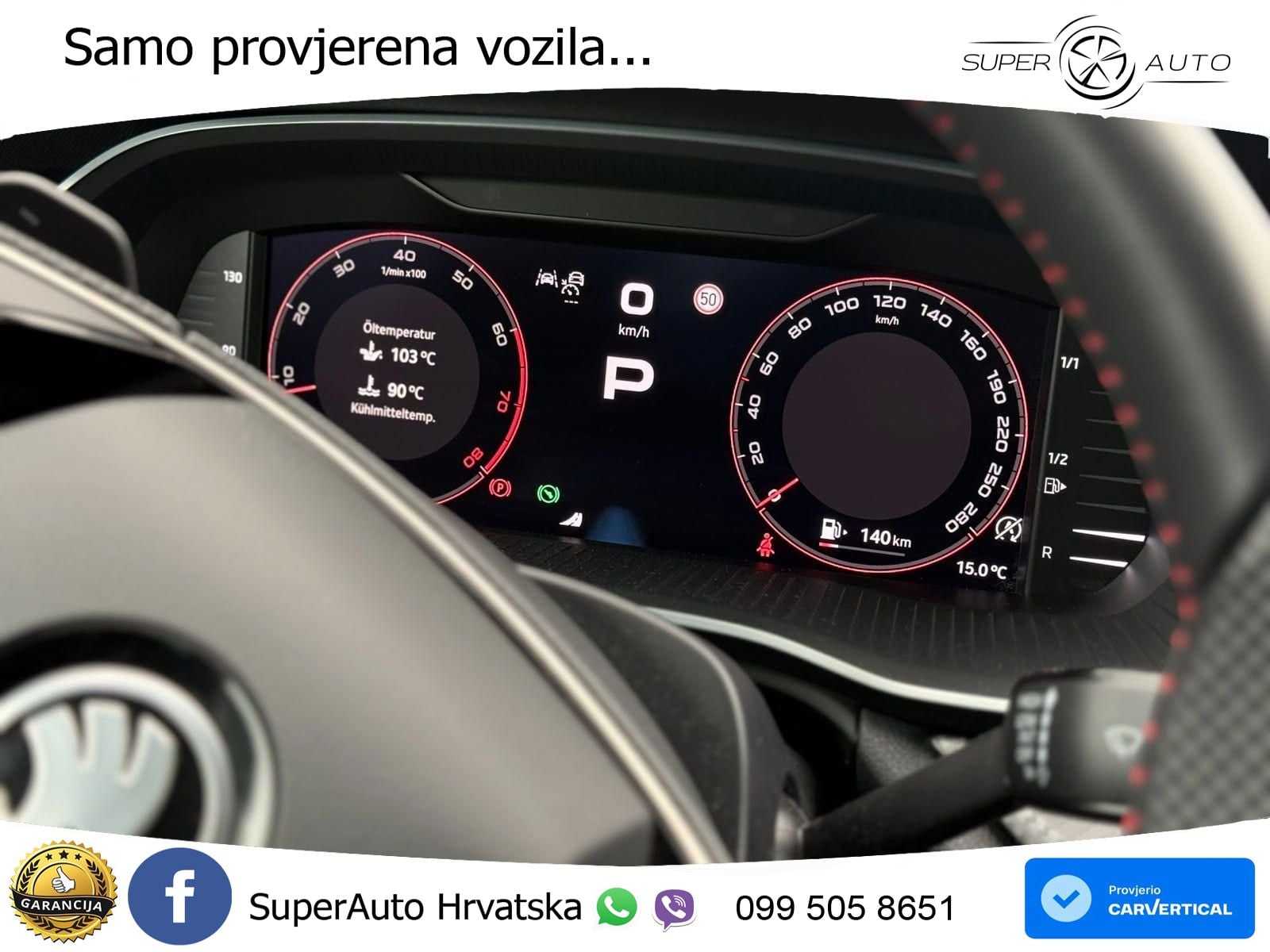 Škoda Octavia Combi RS 2.0 TSI (265 KS) DSG MATRIX+GR SJED+KAM