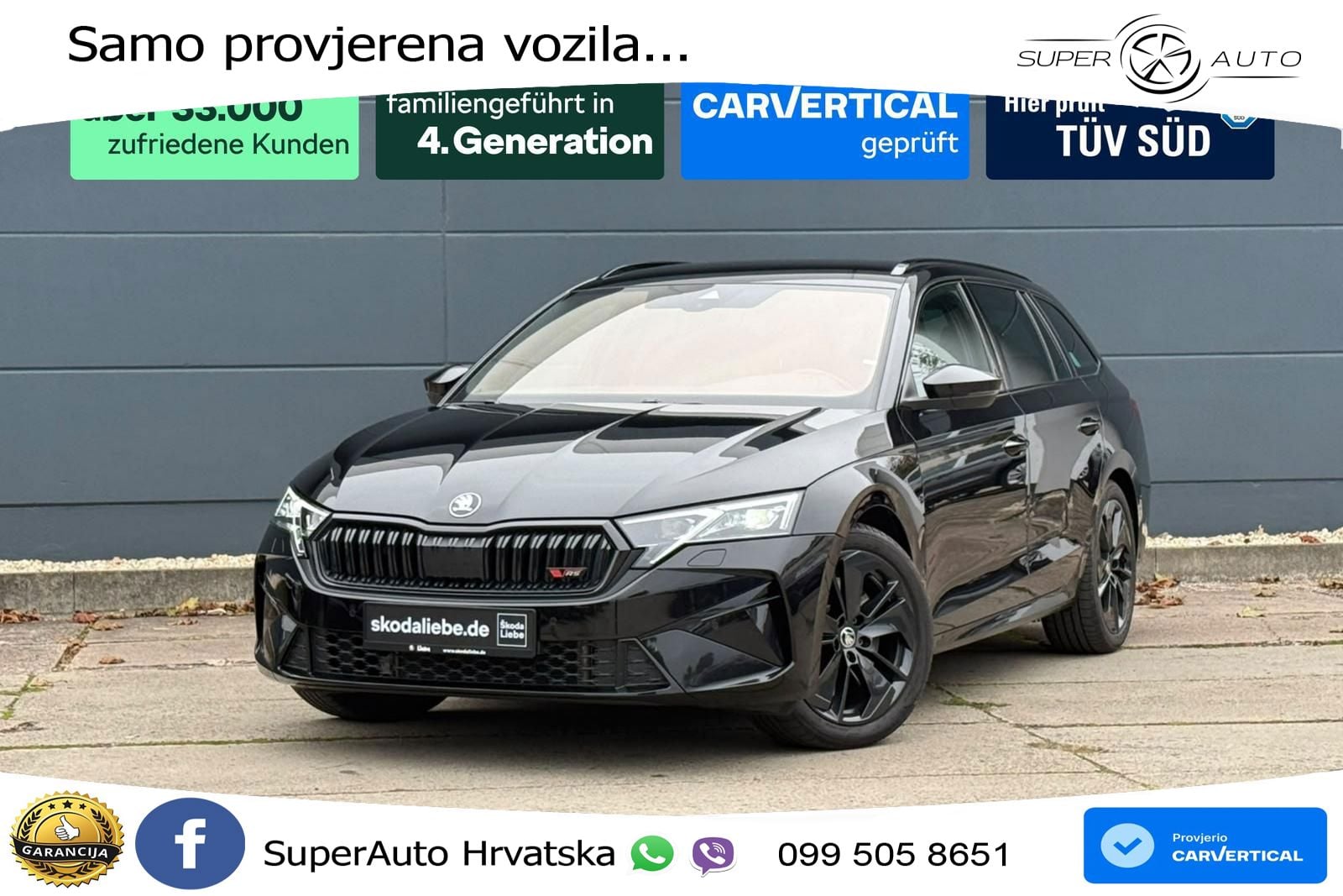 Škoda Octavia Combi RS 2.0 TSI (265 KS) DSG MATRIX+GR SJED+KAM