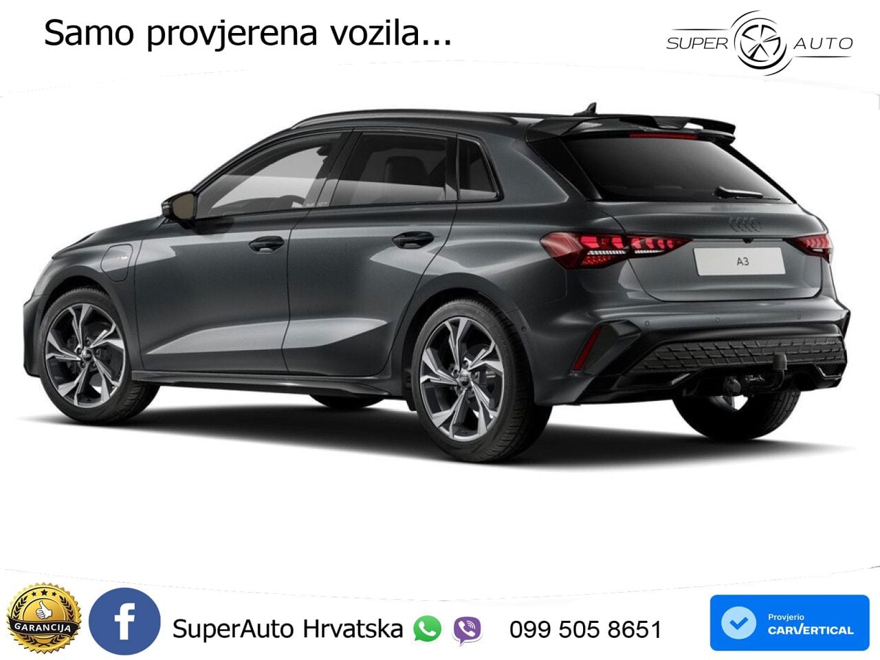 Audi A3 40 TFSIe (204 KS) S tronic S line MATRIX+GR SJED+KAM