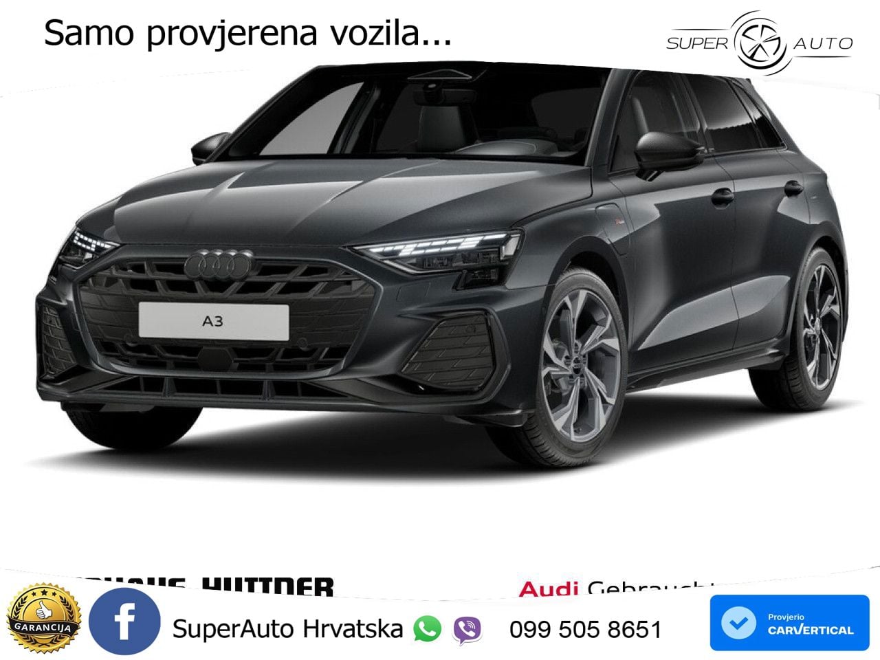 Audi A3 40 TFSIe (204 KS) S tronic S line MATRIX+GR SJED+KAM
