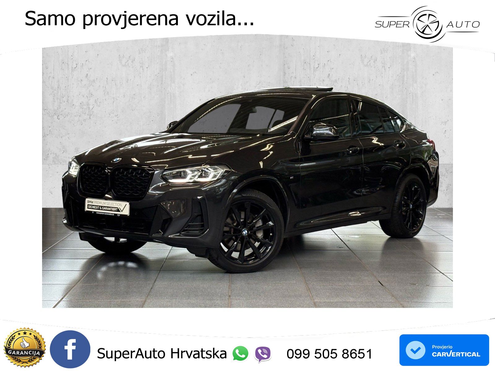 BMW X4 30d (286 KS) xDrive Steptronic M Sport LED+GR SJED+ACC