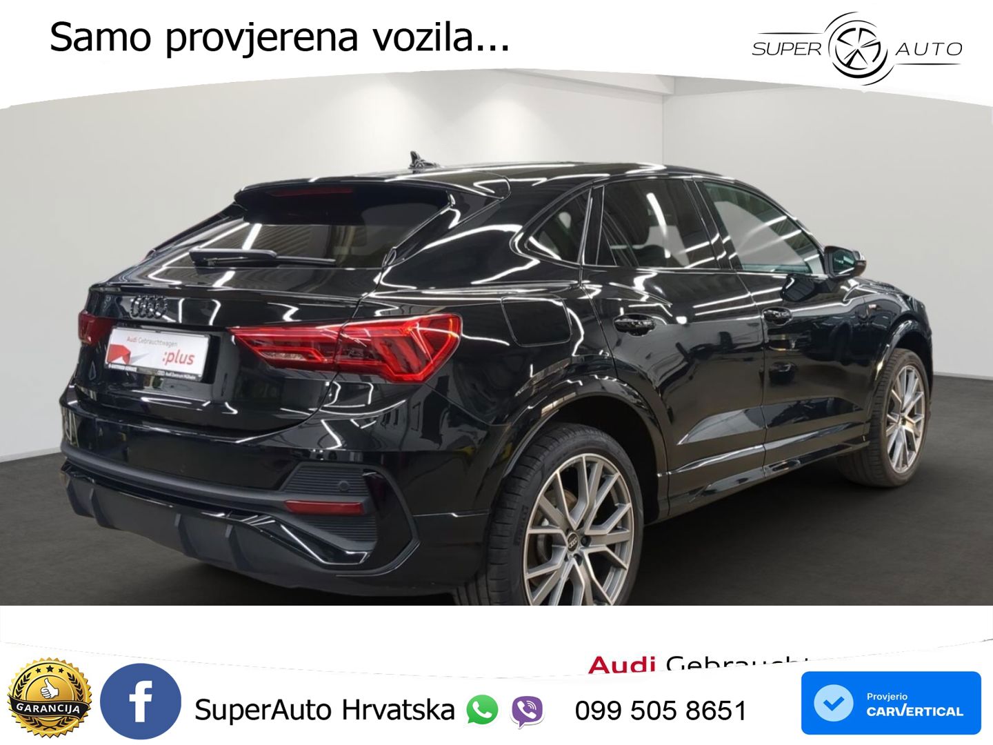 Audi Q3 Sportback 45 TFSIe (245 KS) S tronic S line LED+GR SJED+ACC