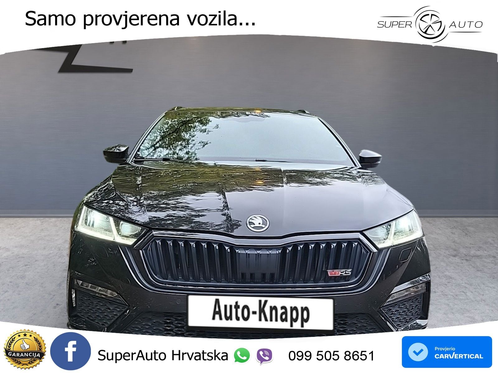 Škoda Octavia Combi RS 2.0 TDI (200 KS) DSG LED+GR SJED+ACC