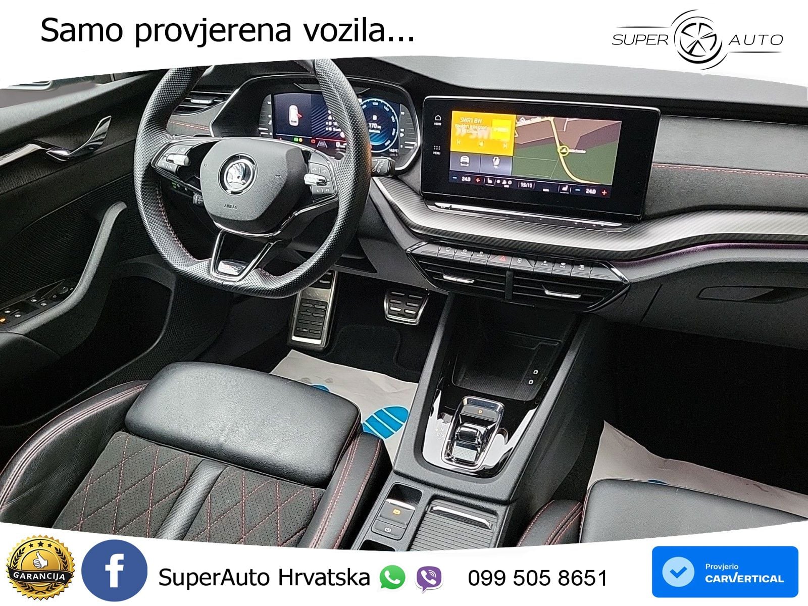 Škoda Octavia Combi RS 2.0 TDI (200 KS) DSG LED+GR SJED+ACC