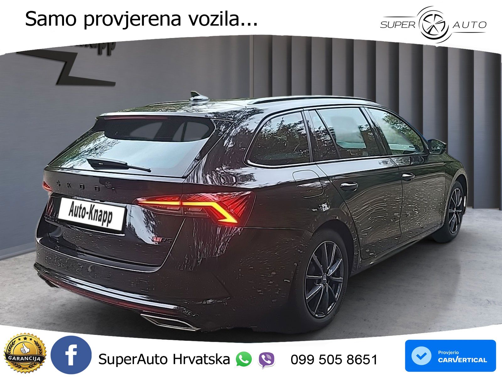 Škoda Octavia Combi RS 2.0 TDI (200 KS) DSG LED+GR SJED+ACC