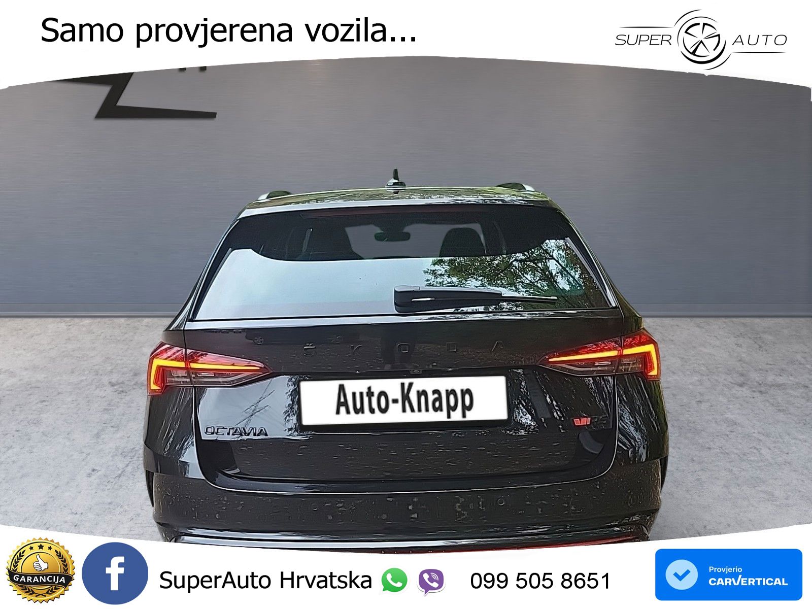 Škoda Octavia Combi RS 2.0 TDI (200 KS) DSG LED+GR SJED+ACC