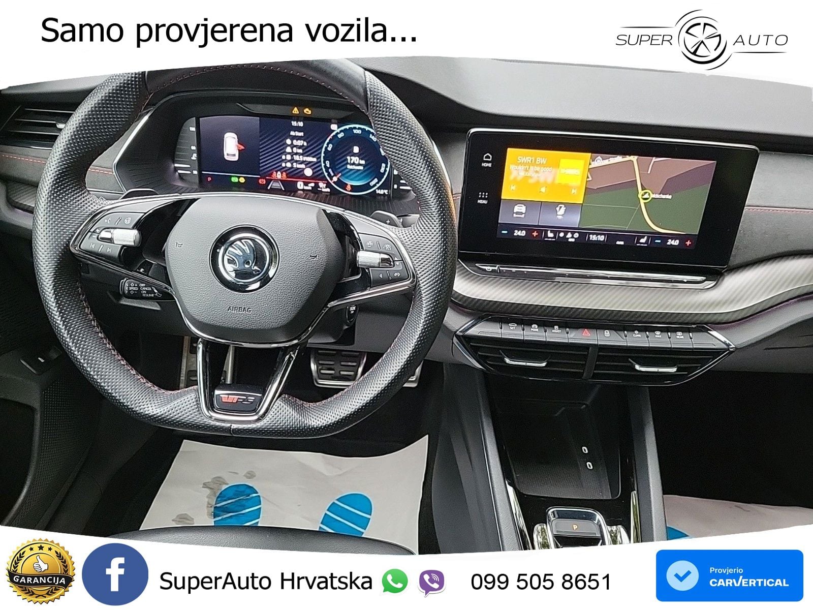 Škoda Octavia Combi RS 2.0 TDI (200 KS) DSG LED+GR SJED+ACC
