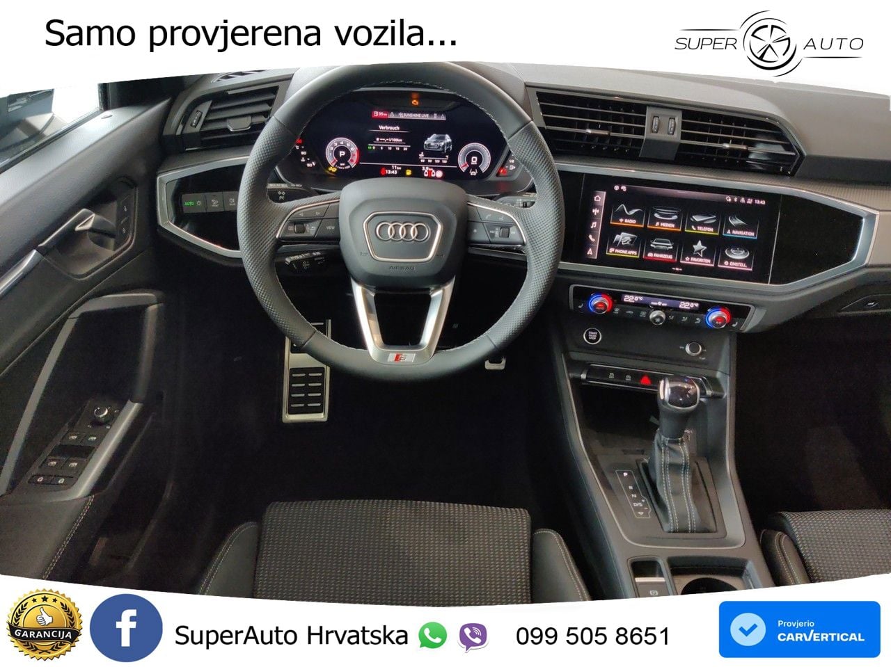 Audi Q3 40 TFSI (190 KS) quattro S tronic S line LED+GR SJED+ACC