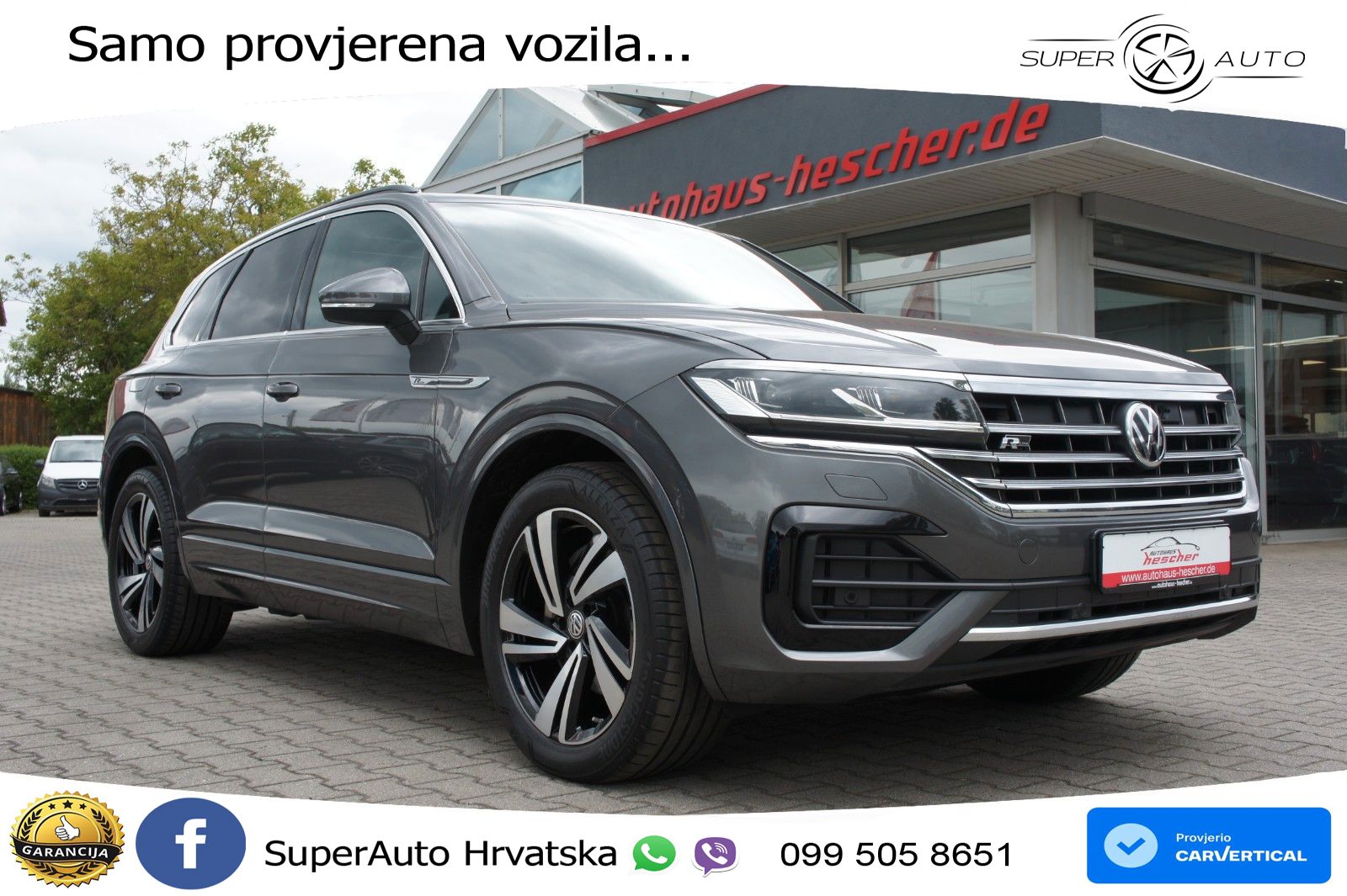 Volkswagen Touareg 3.0 V6 TDI (231 KS) 4MOTION Tiptronic R-Line ZRAČNI+ACC+GR SJED+KAM+PANO