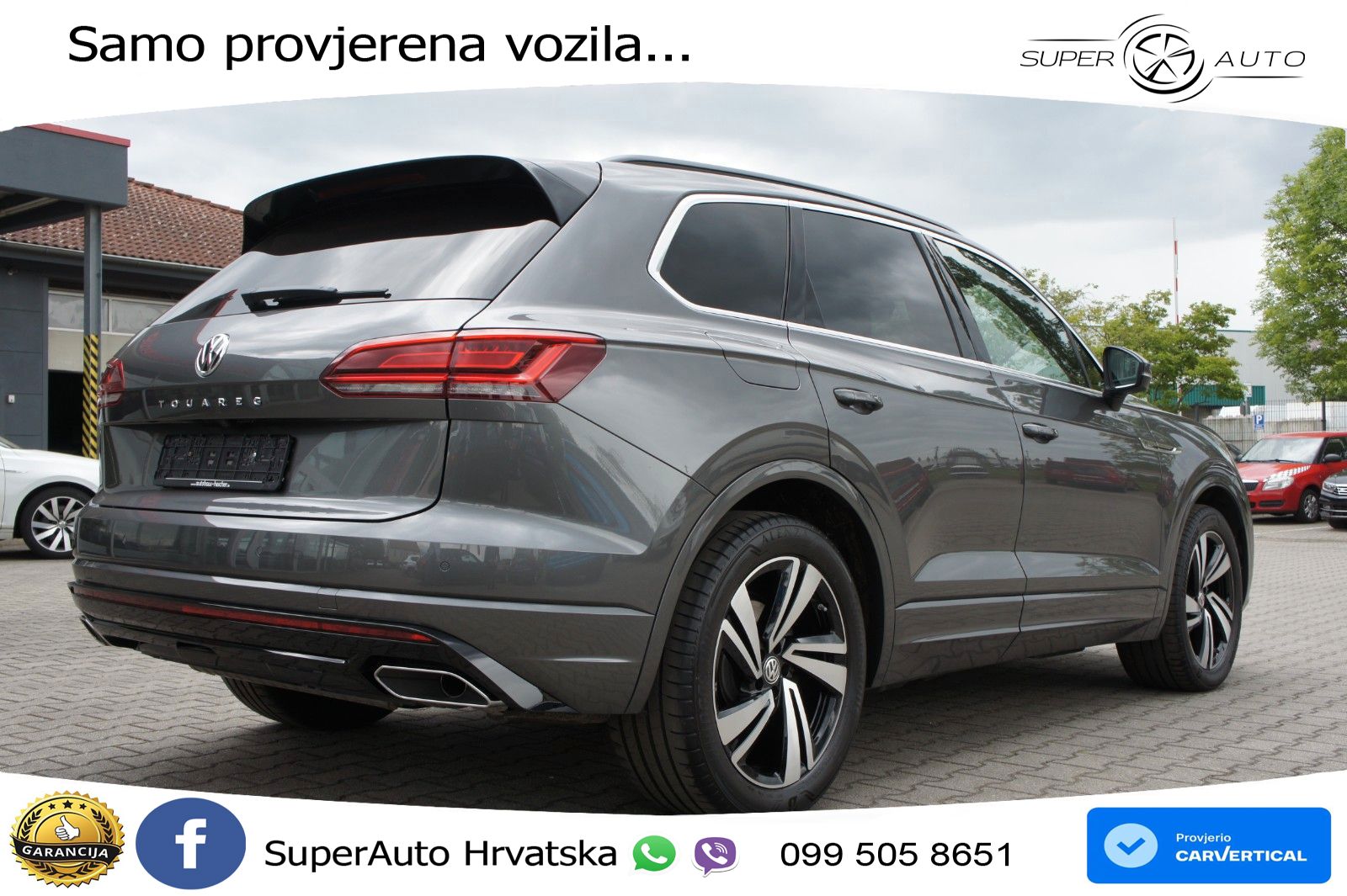 Volkswagen Touareg 3.0 V6 TDI (231 KS) 4MOTION Tiptronic R-Line ZRAČNI+ACC+GR SJED+KAM+PANO