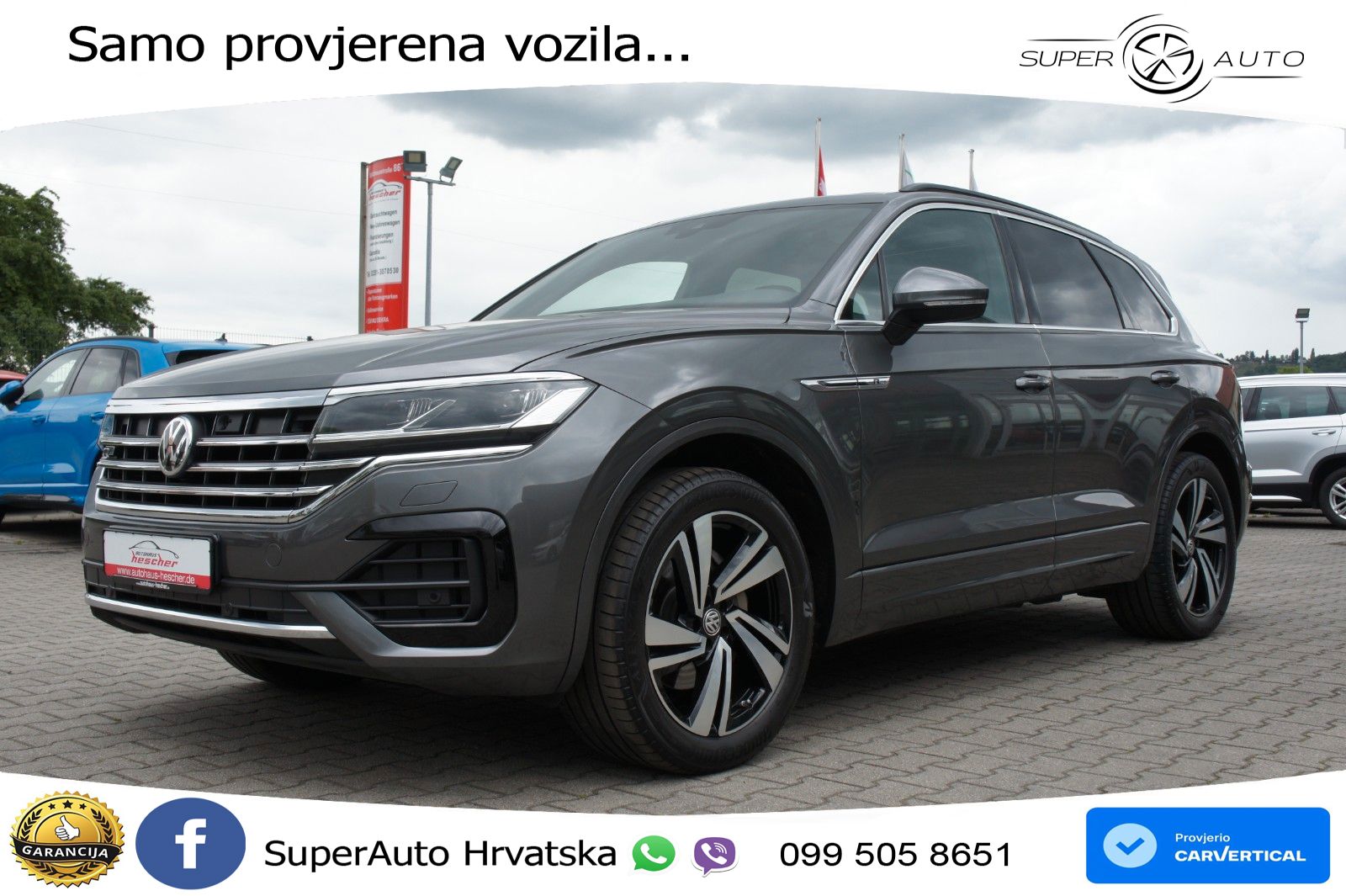 Volkswagen Touareg 3.0 V6 TDI (231 KS) 4MOTION Tiptronic R-Line ZRAČNI+ACC+GR SJED+KAM+PANO