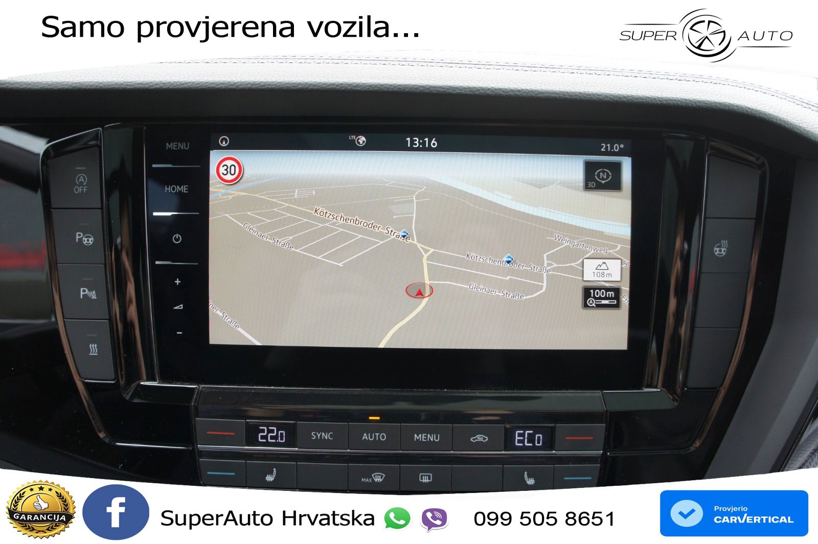 Volkswagen Touareg 3.0 V6 TDI (231 KS) 4MOTION Tiptronic R-Line ZRAČNI+ACC+GR SJED+KAM+PANO