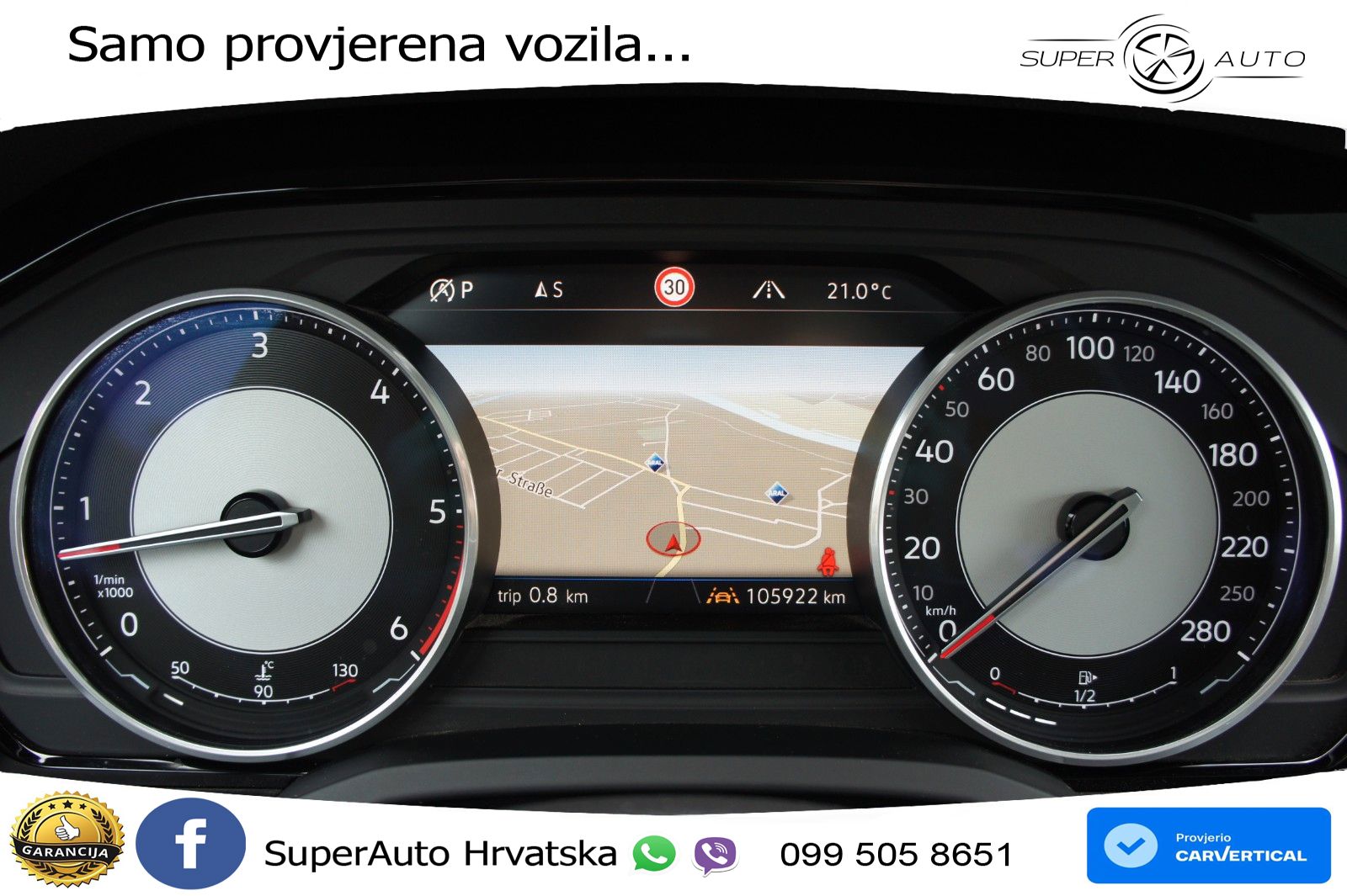 Volkswagen Touareg 3.0 V6 TDI (231 KS) 4MOTION Tiptronic R-Line ZRAČNI+ACC+GR SJED+KAM+PANO
