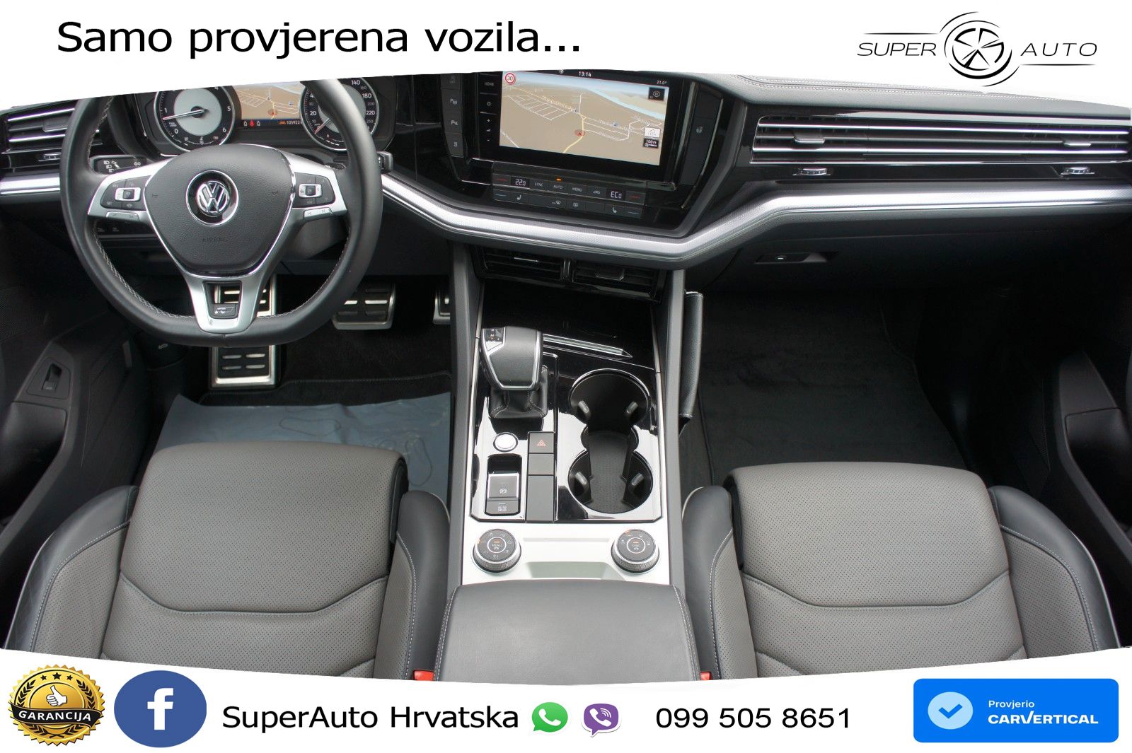 Volkswagen Touareg 3.0 V6 TDI (231 KS) 4MOTION Tiptronic R-Line ZRAČNI+ACC+GR SJED+KAM+PANO