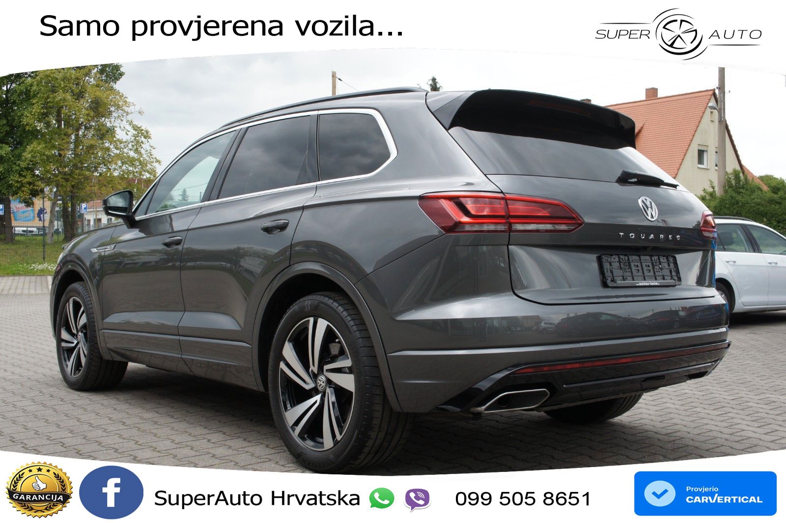 Volkswagen Touareg 3.0 V6 TDI (231 KS) 4MOTION Tiptronic R-Line ZRAČNI+ACC+GR SJED+KAM+PANO